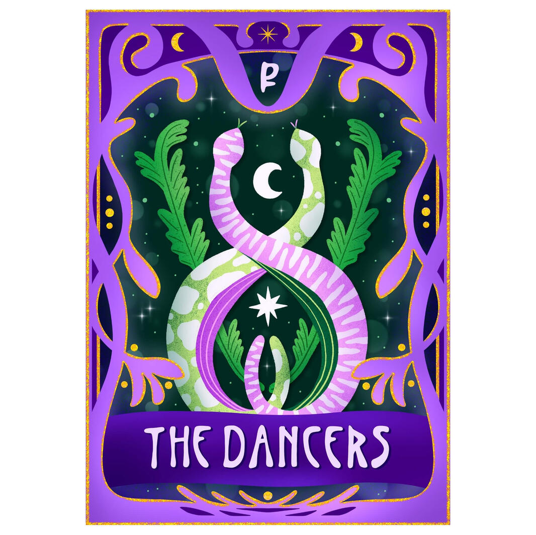The Dancers - Tarot Card